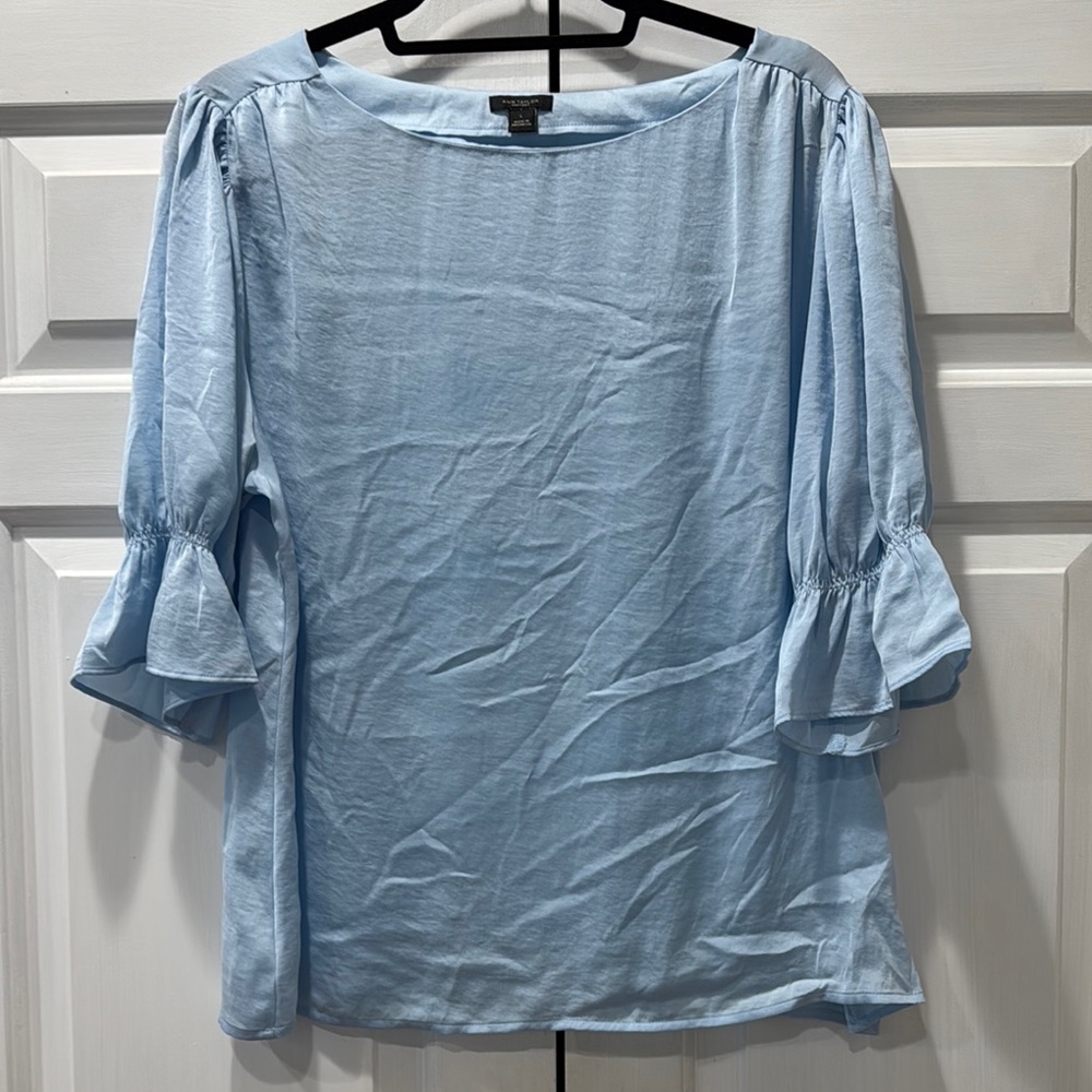 Light Blue  Ann Taylor Factory Women's Top